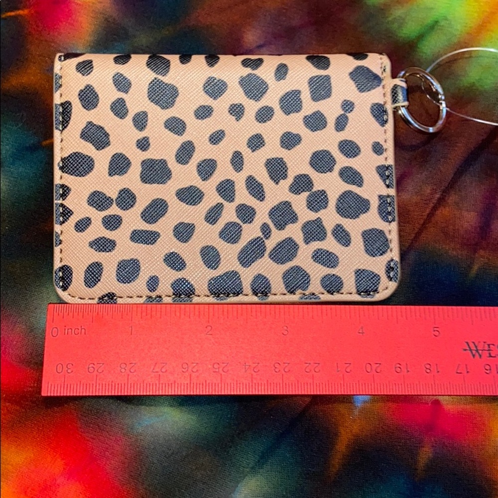 CHEETAH PRINT KEY RING POUCH - Picture 3 of 3